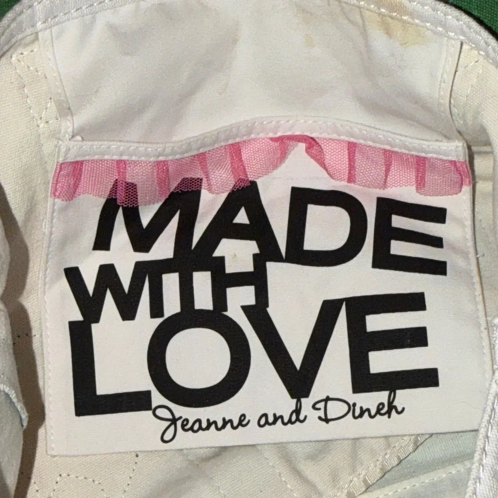 Bath‎ & Body Works Goldie Green and Pink Striped Tote